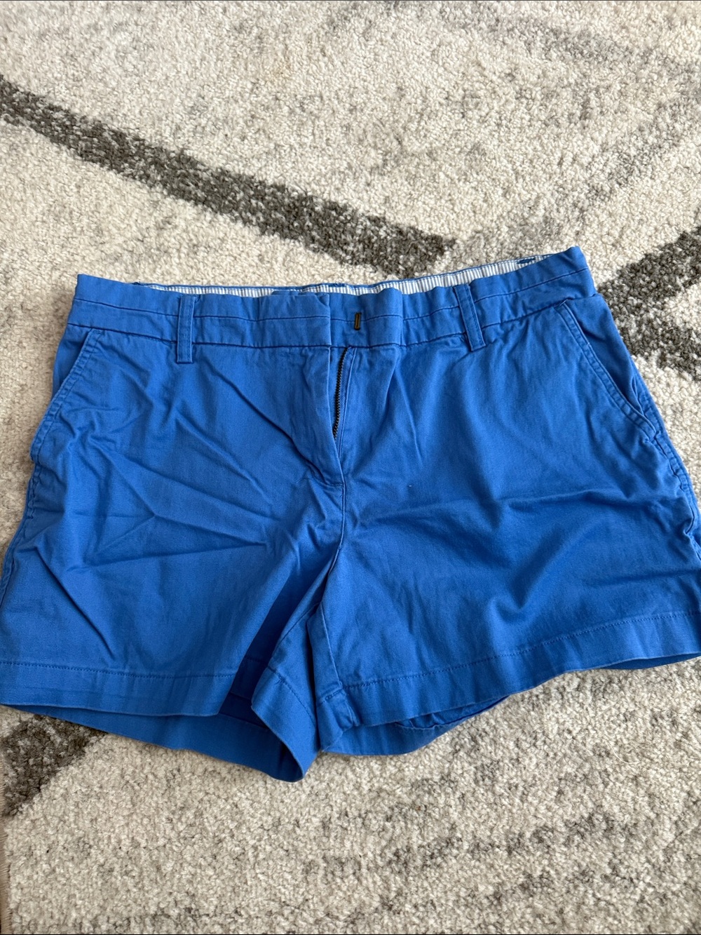 Cambridge Dry Goods Royal Blue Cotton Bermuda Shorts
